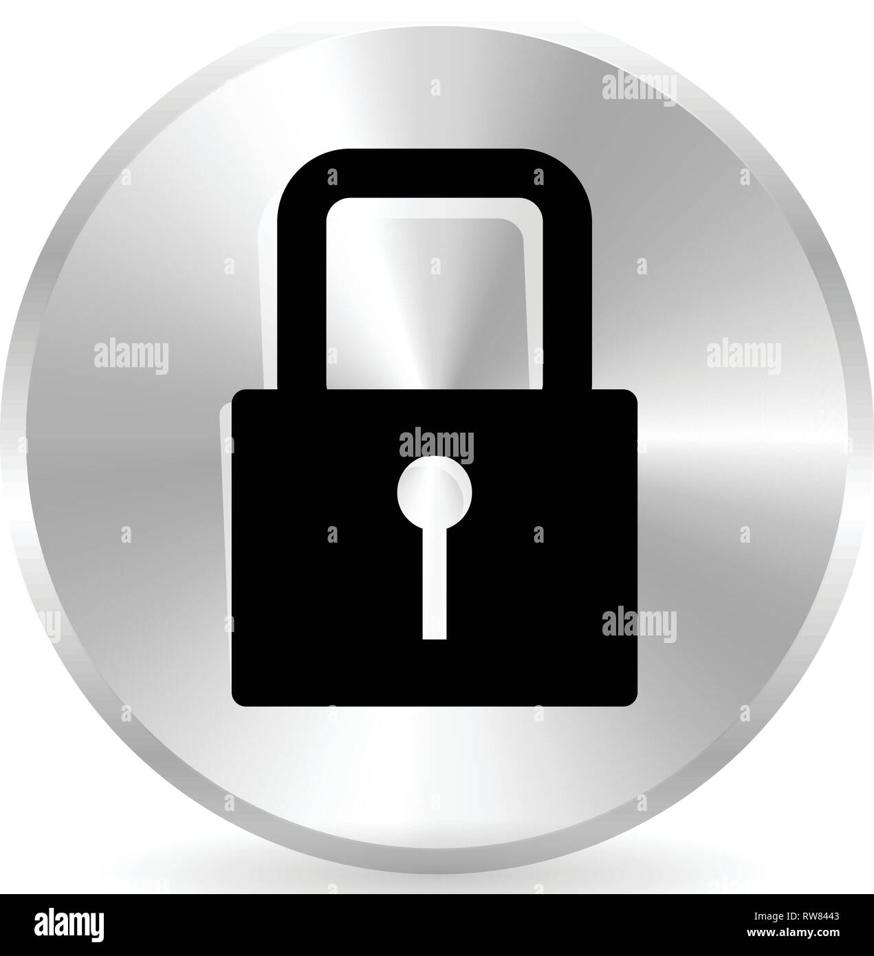 For security, prevention, privacy themes: Padlock icon Stock Vector ...