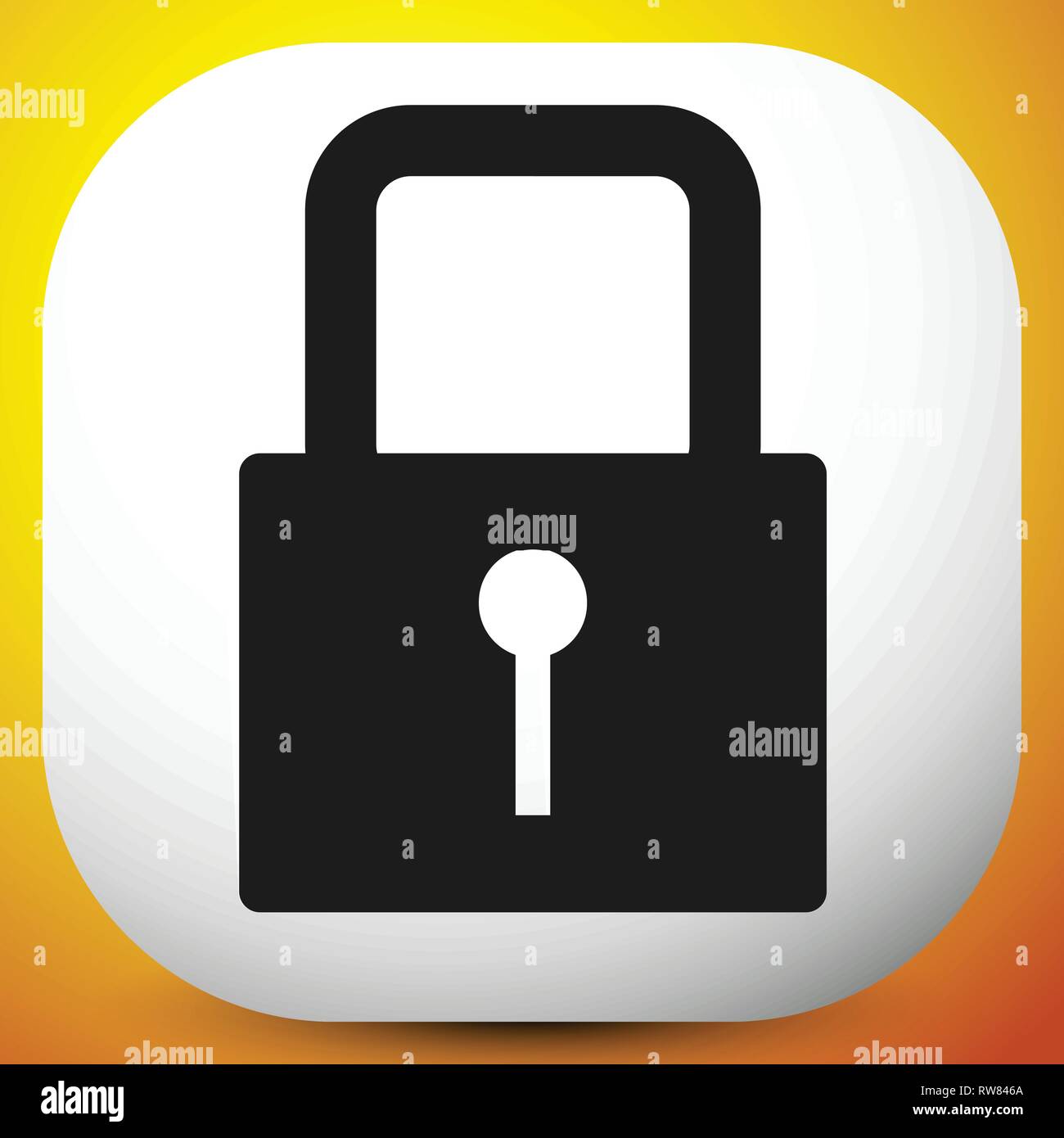 For security, prevention, privacy themes: Padlock icon Stock Vector ...