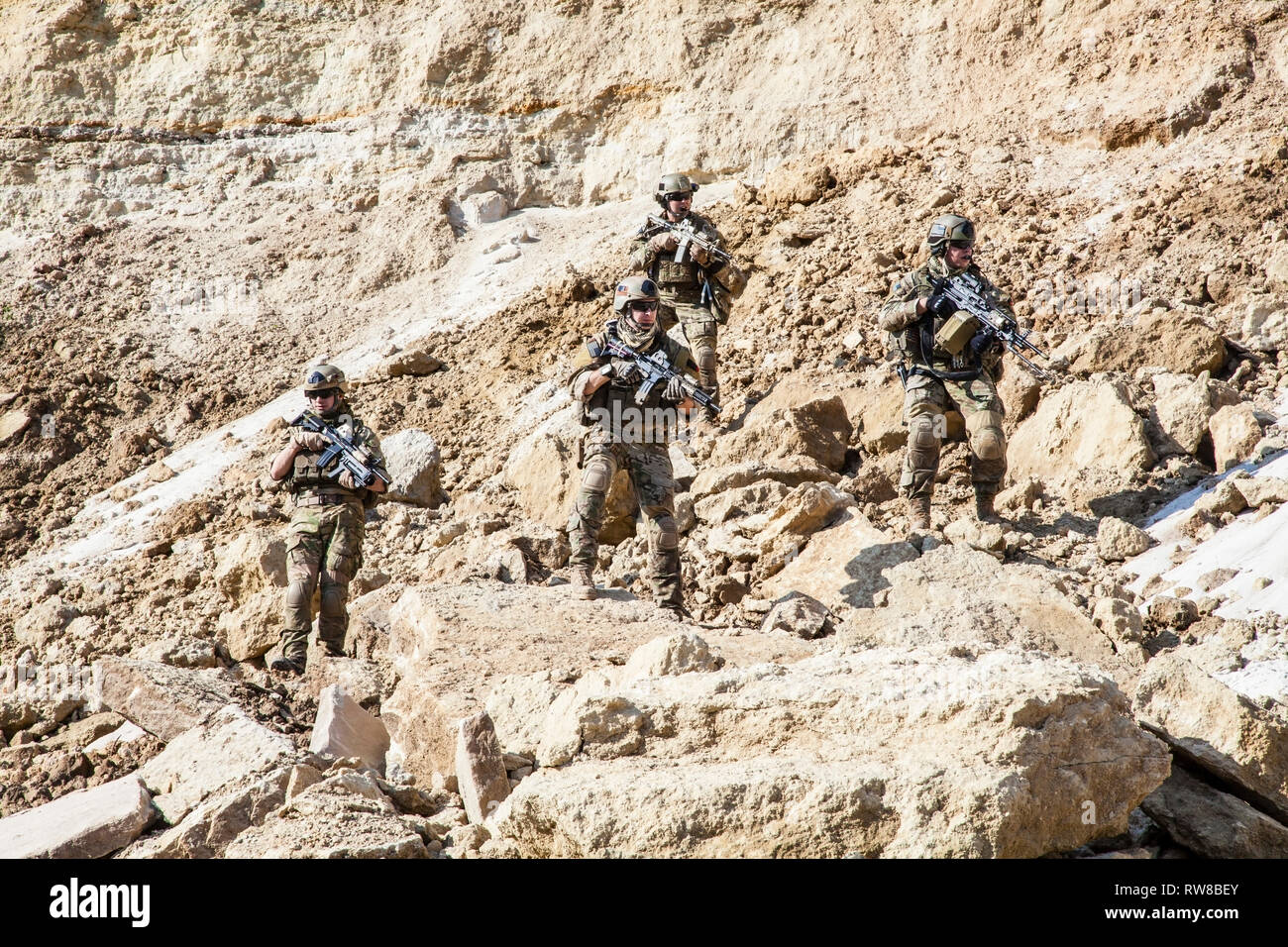 Mountain infantry squad hi-res stock photography and images - Alamy