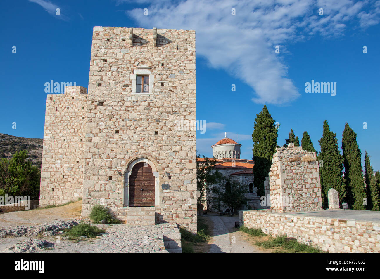 Castle of Lykourgos Logothetis Stock Photo