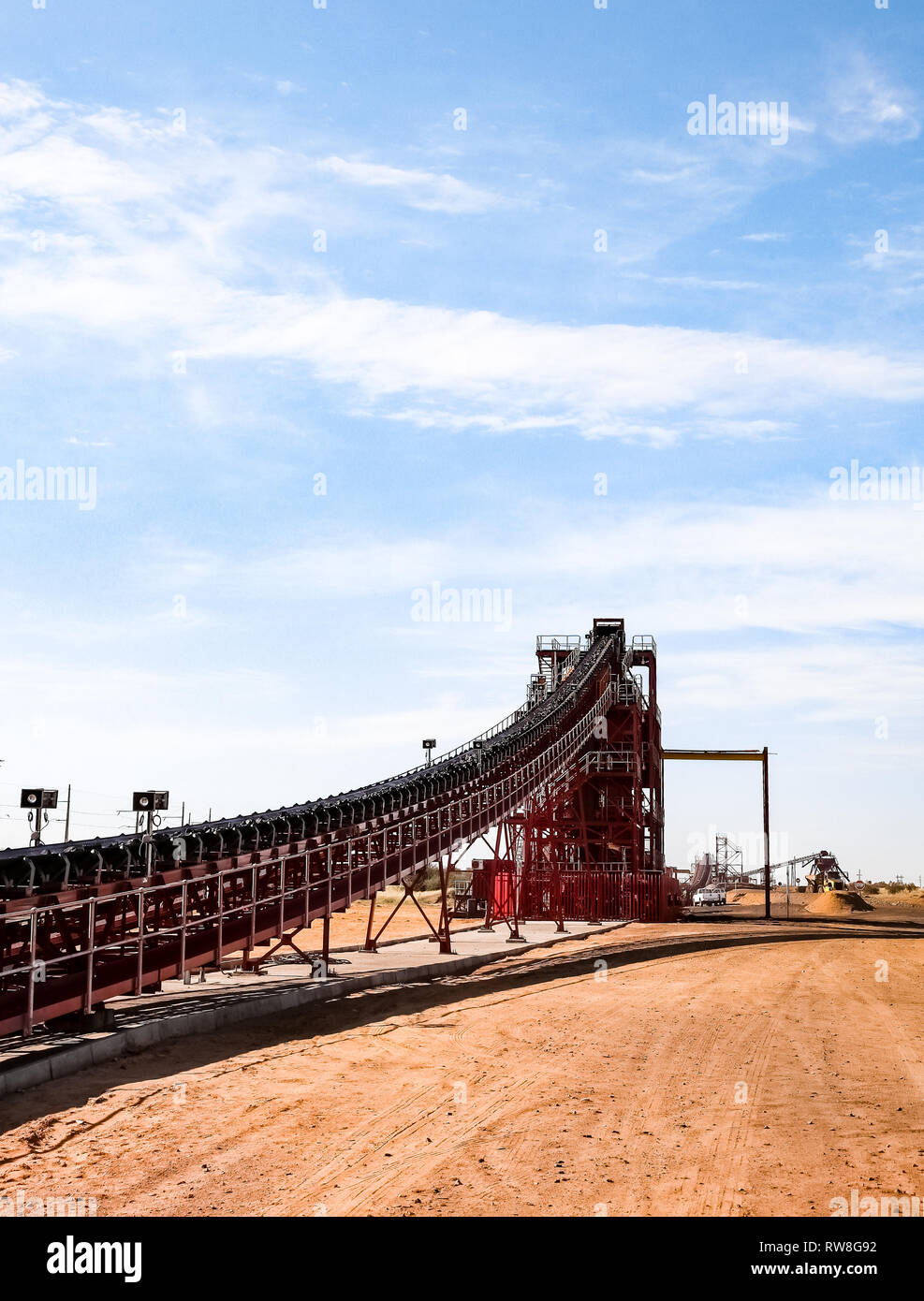 Johannesburg, South Africa - April 20 2012: Manganese Mining and Equipment Stock Photo