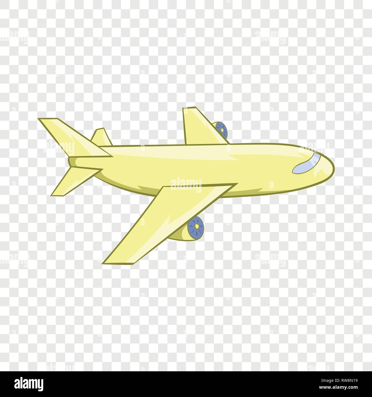 Passenger airplane icon, cartoon style Stock Vector Image & Art - Alamy