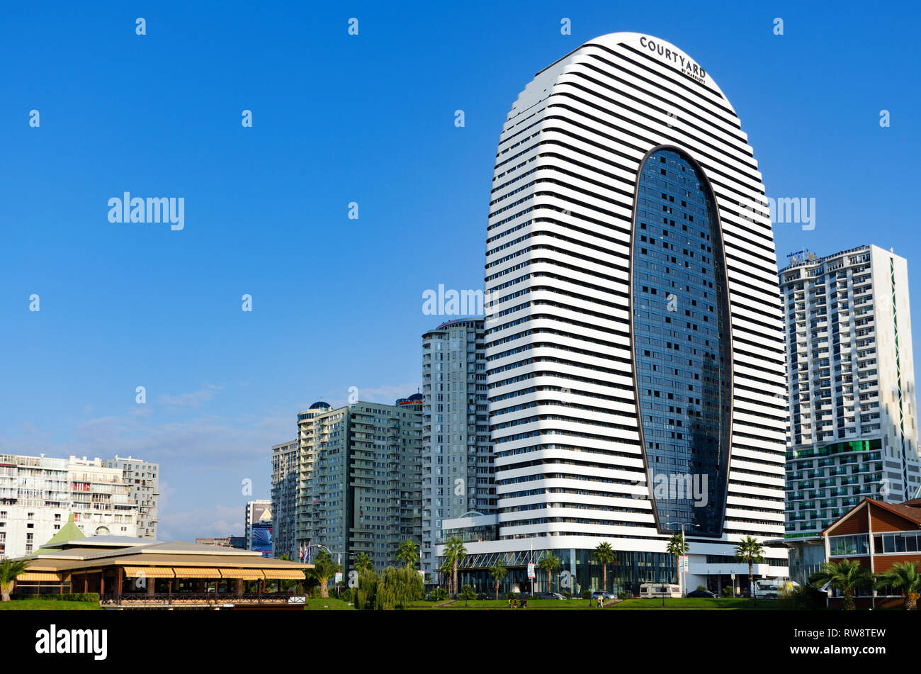 Batumi, Georgia, 2018-10-10: First Marriott Courtyard ...