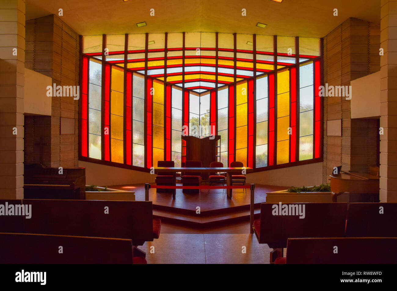 Frank Lloyd Wright architecture from Florida Southern College Stock ...