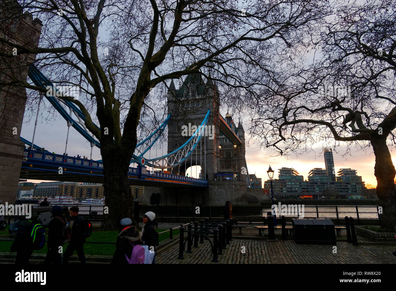Tower Gate Bridge, London, United Kingdom. Stock Photo