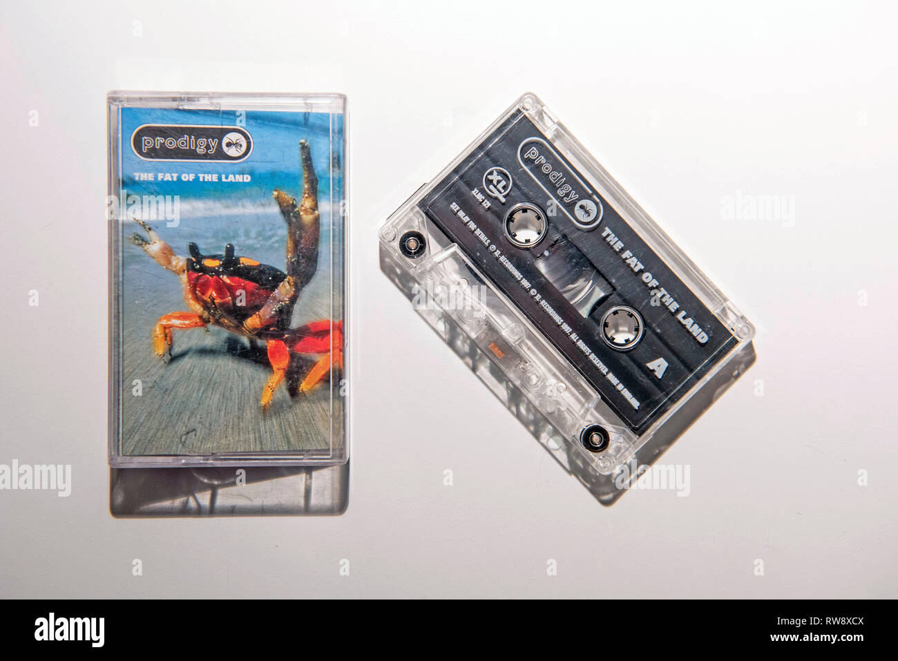 Original cassette album - The Fat of the Land (1997) by The Prodigy Stock  Photo - Alamy