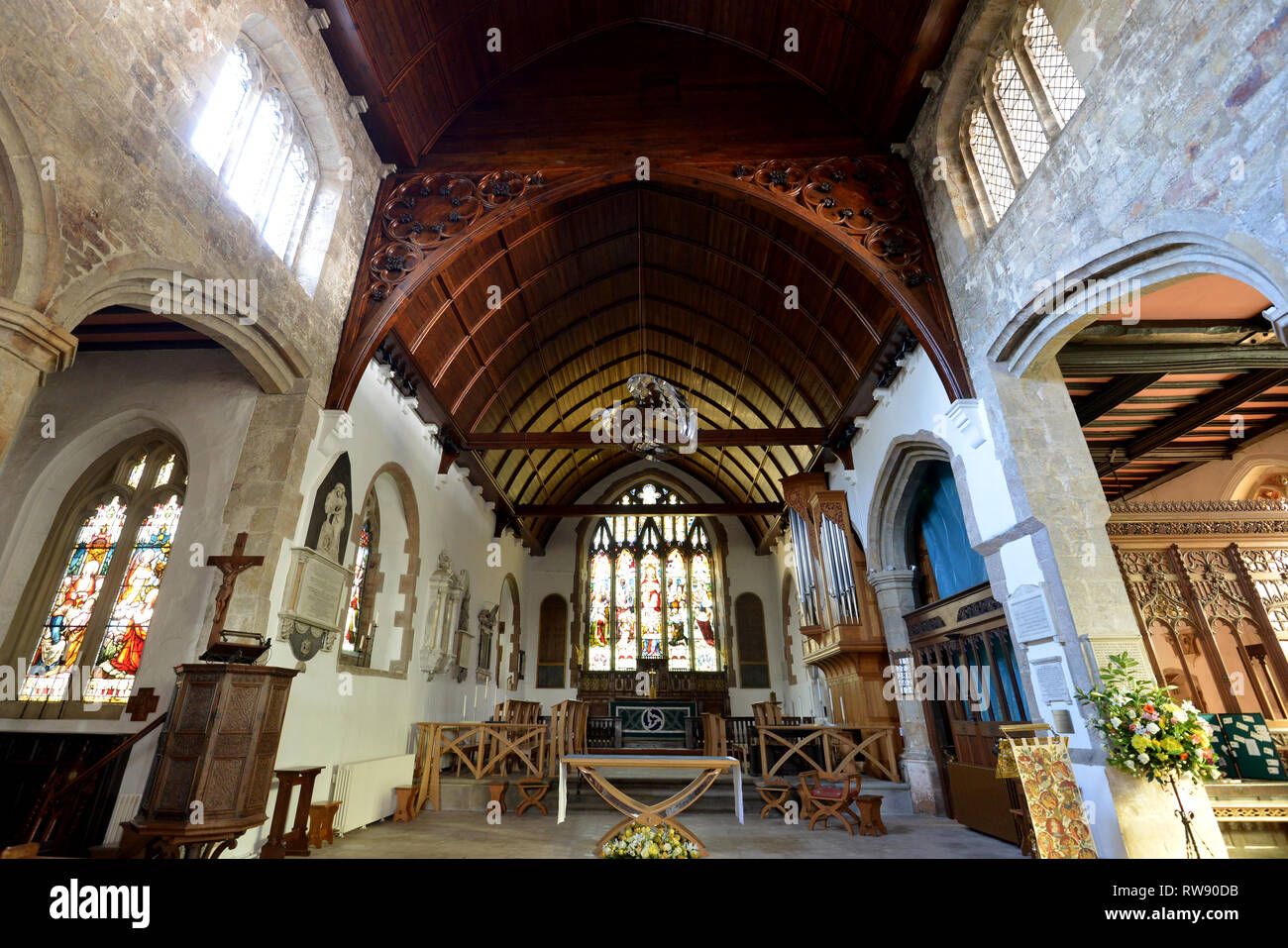 St Dunstan's Church, Mayfield, East Sussex, UK Stock Photo Alamy