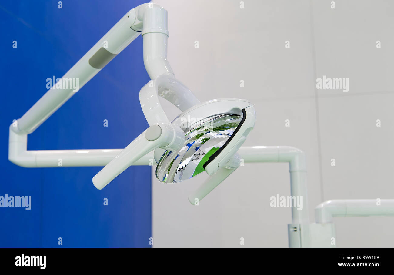 Dental clinic equipment of medical exam light Stock Photo Alamy