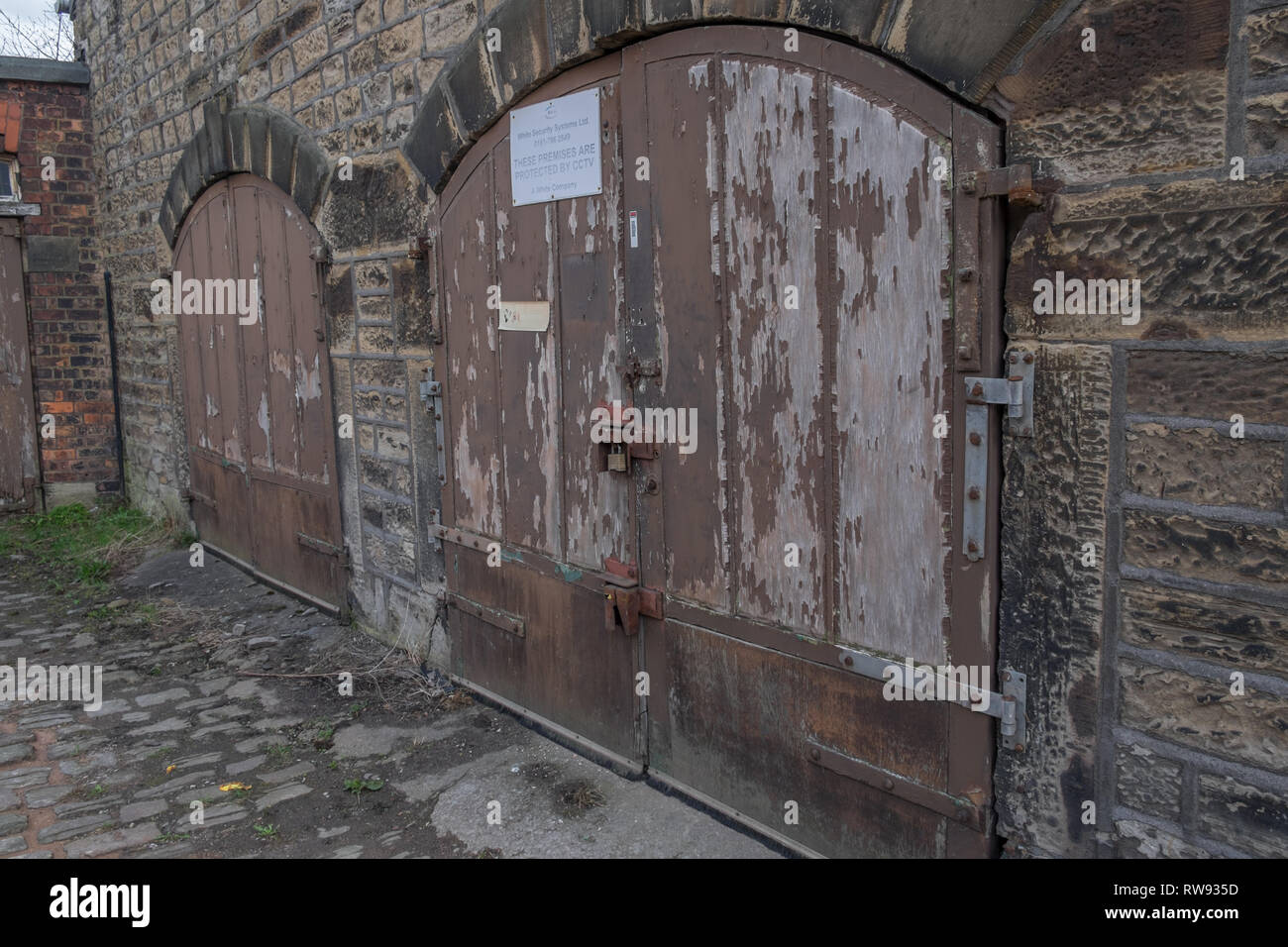 Goods Yards With Old Wooden Doors Some With Security Bars