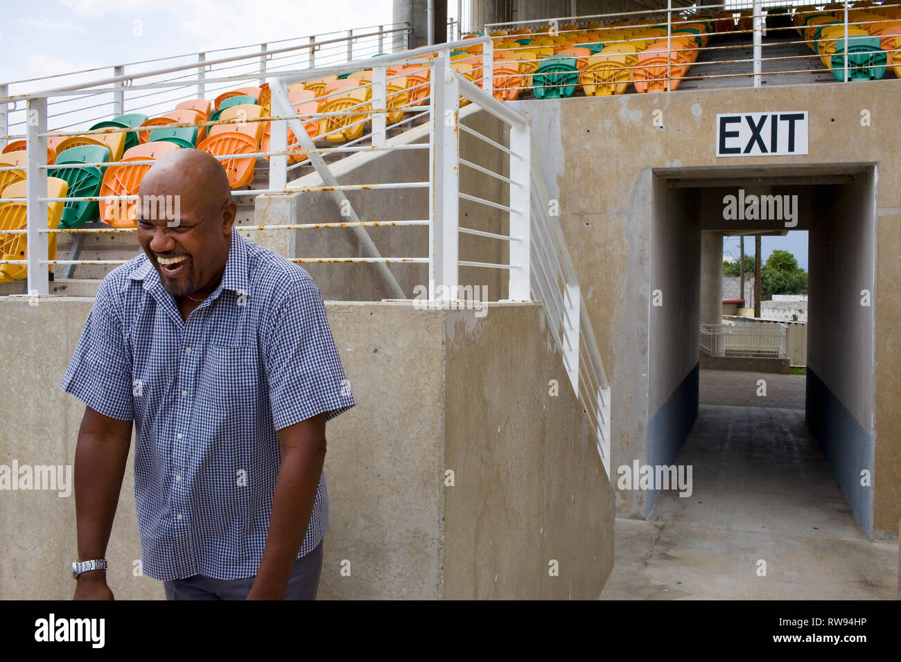 Former West Indies fast bowler Colin Croft Stock Photo - Alamy