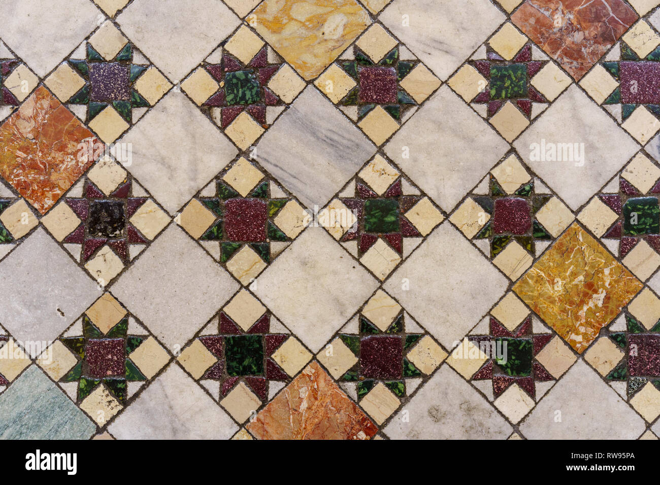 Old historic floor tiles hi-res stock photography and images - Alamy