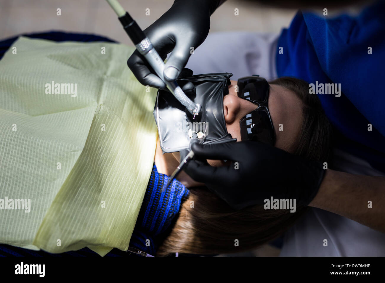 Dentist Drill Girl Stock Photos & Dentist Drill Girl Stock Images Alamy