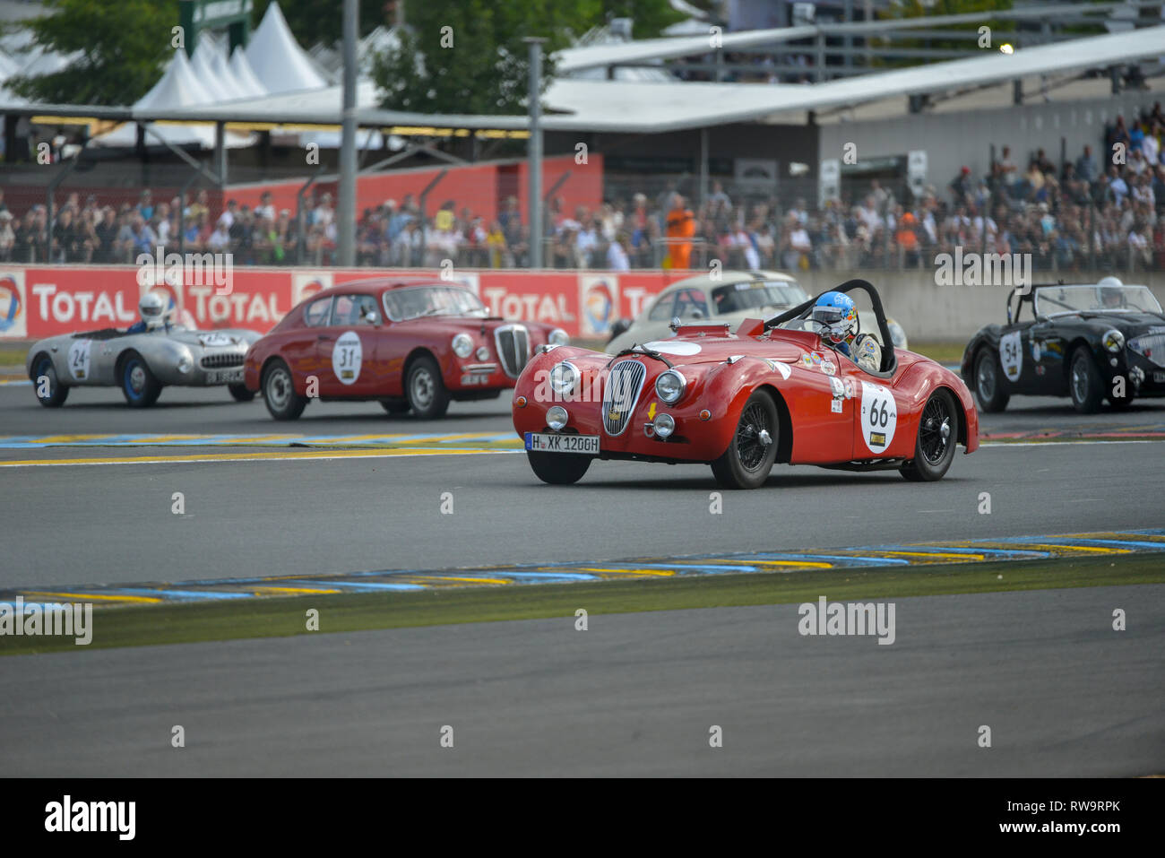 atmosphere at the La Mans Classic race event Stock Photo - Alamy