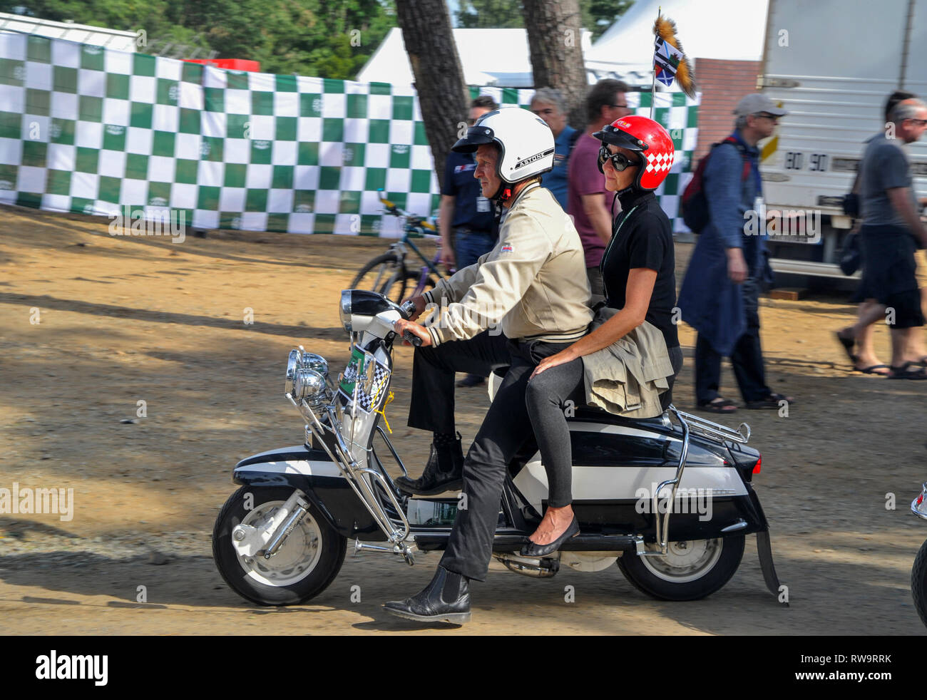 atmosphere at the La Mans Classic race event Stock Photo - Alamy
