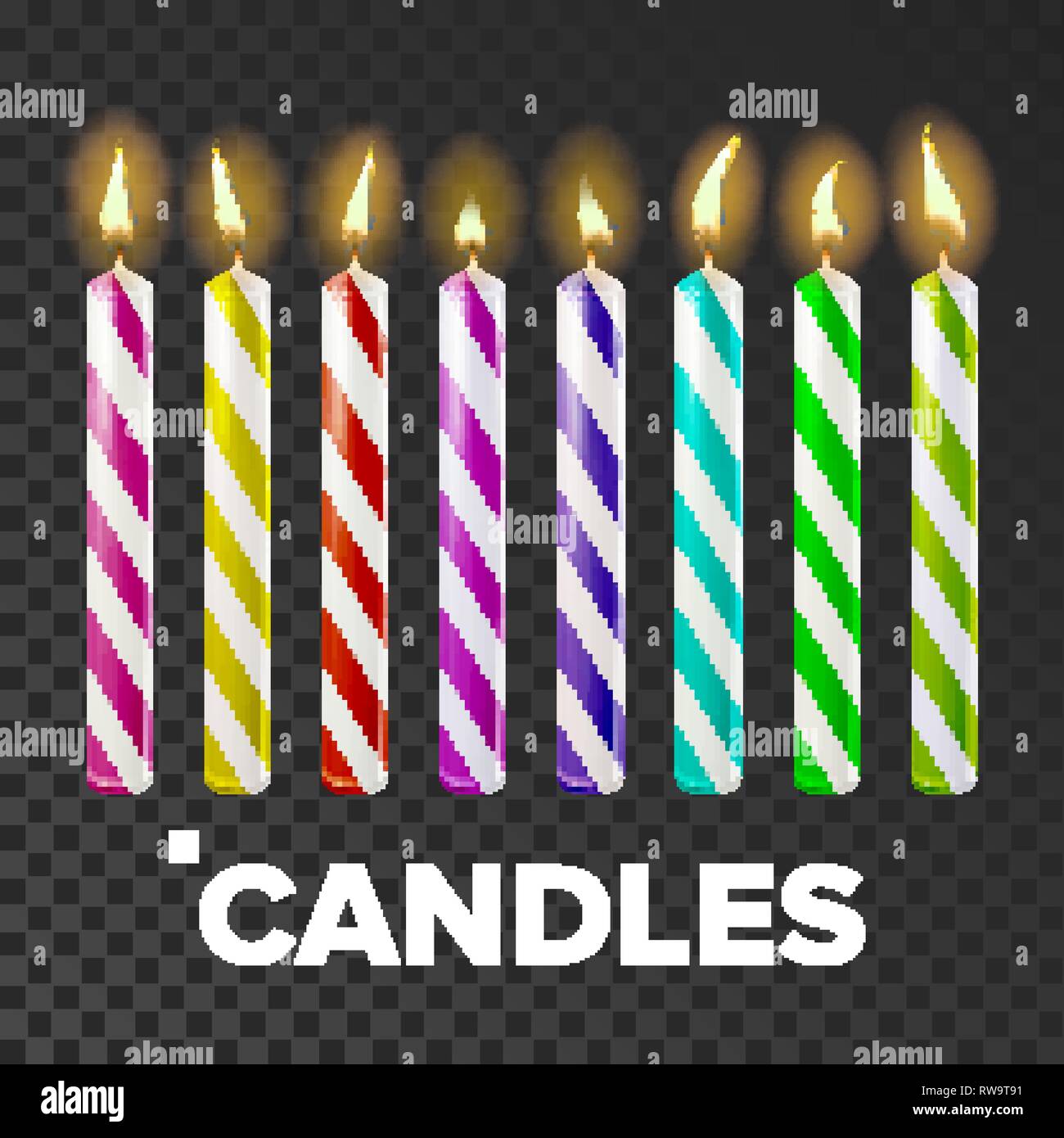 Candles Set Vector Cake Fire Light Lit Wick Glow Cake Transparent Background Isolated Realistic Illustration Stock Vector Image Art Alamy Candles Set Vector Cake Fire Light Lit Wick Glow Cake Transparent Background Isolated Realistic Illustration Stock Vector Image Art Alamy