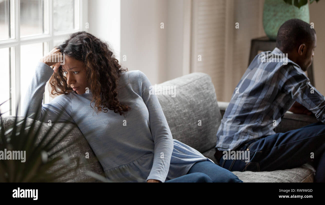 Angry black couple hi-res stock photography and images - Alamy
