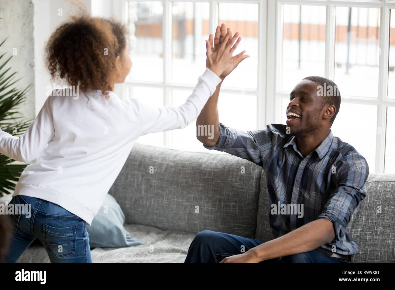 Family Five Couch Stock Photos Family Five Couch Stock Images