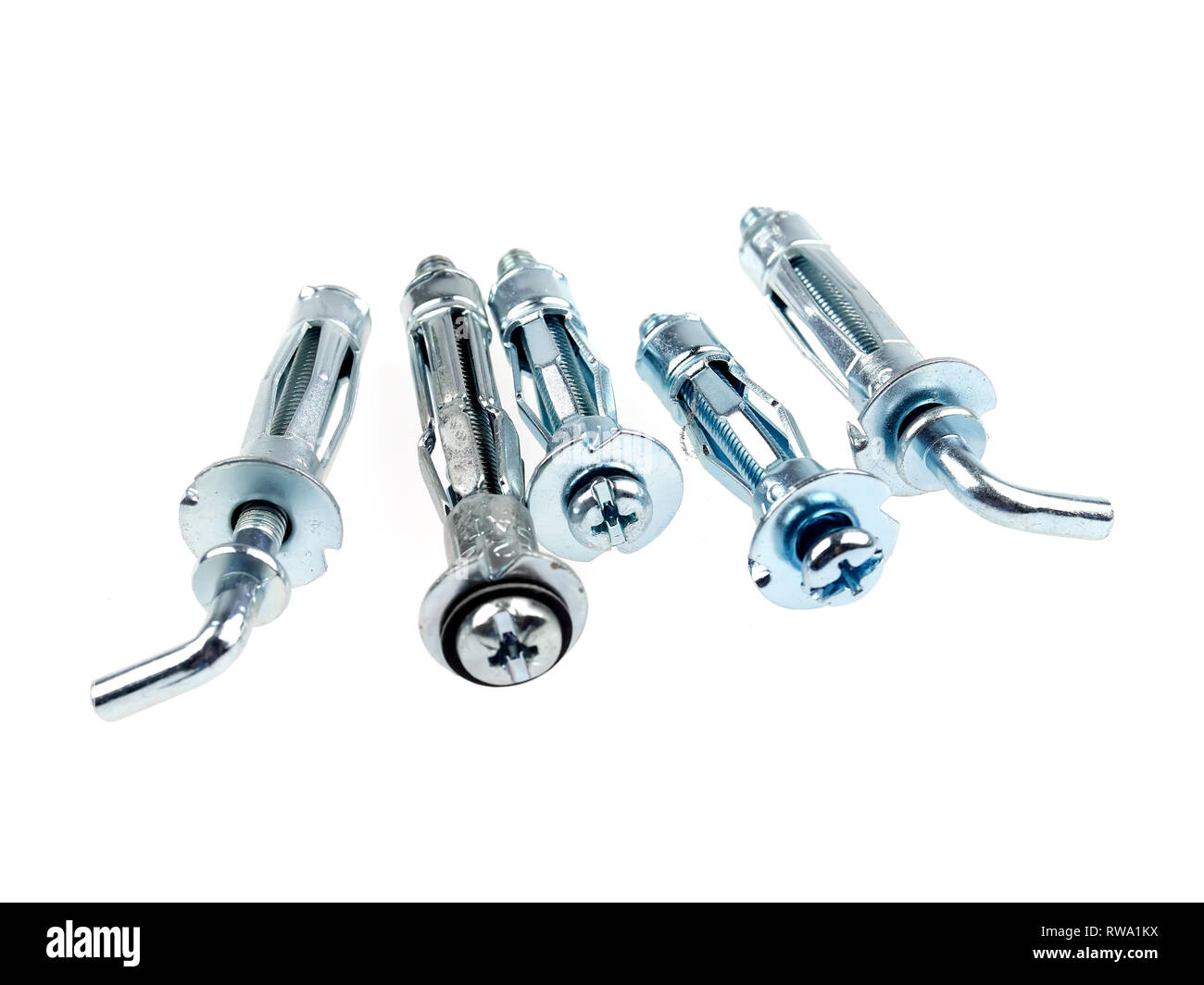 Metal expansion anchor dowels for plasterboard, drywall or hollow wall