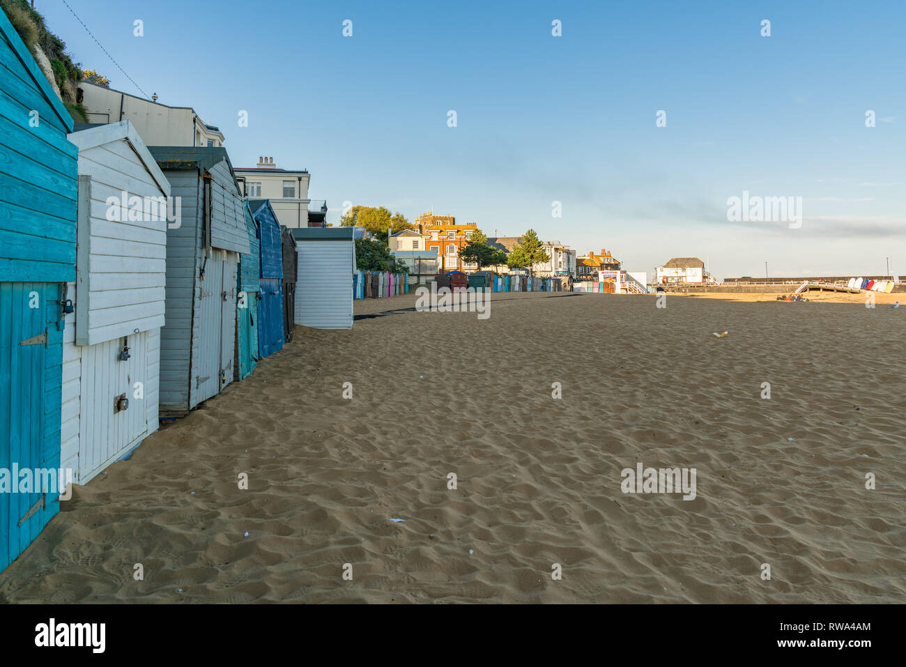 Viking Bay, Broadstairs, Kent, England, UK September 19, 2017 Beach