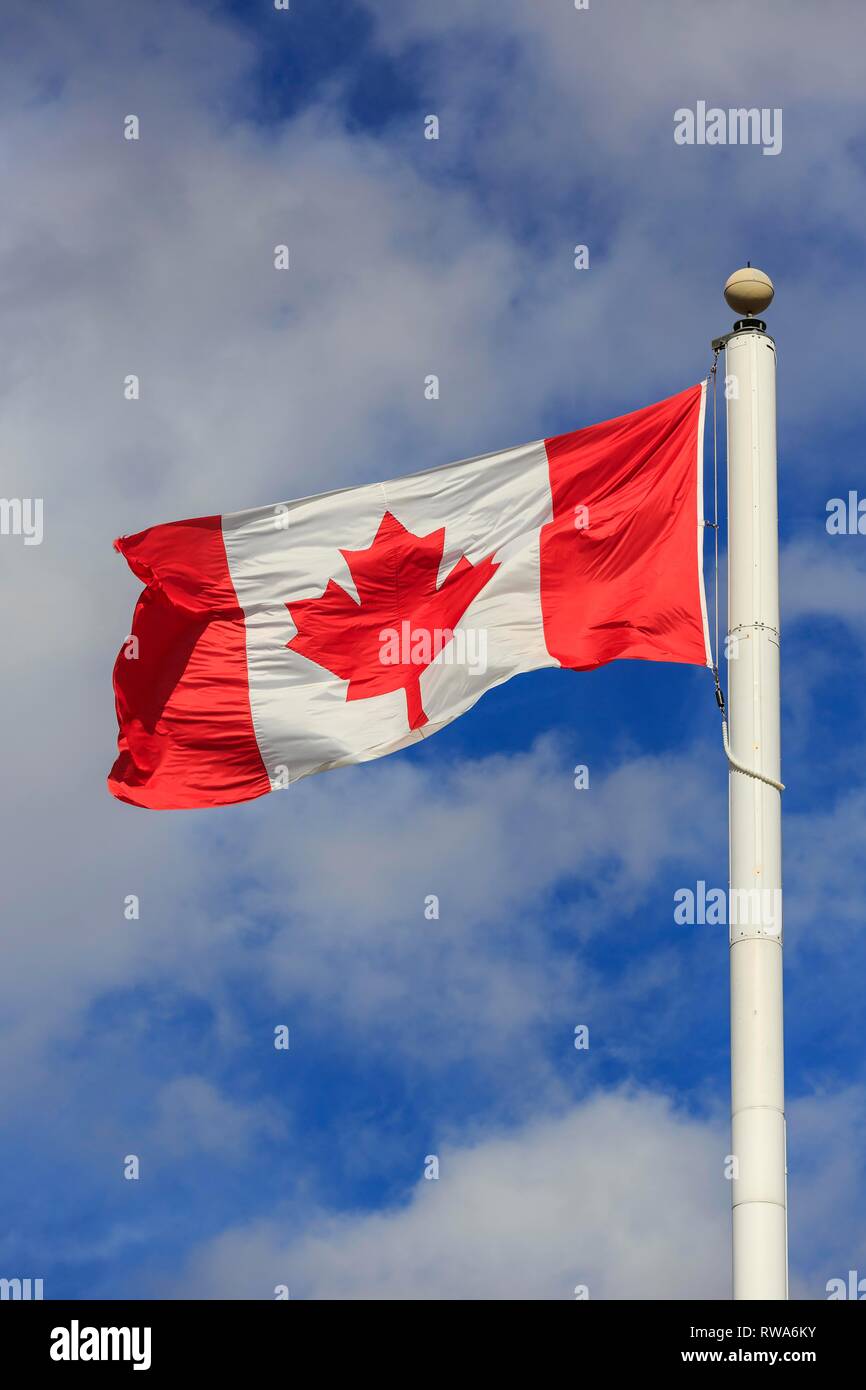 Flag of Canada, Canada Stock Photo