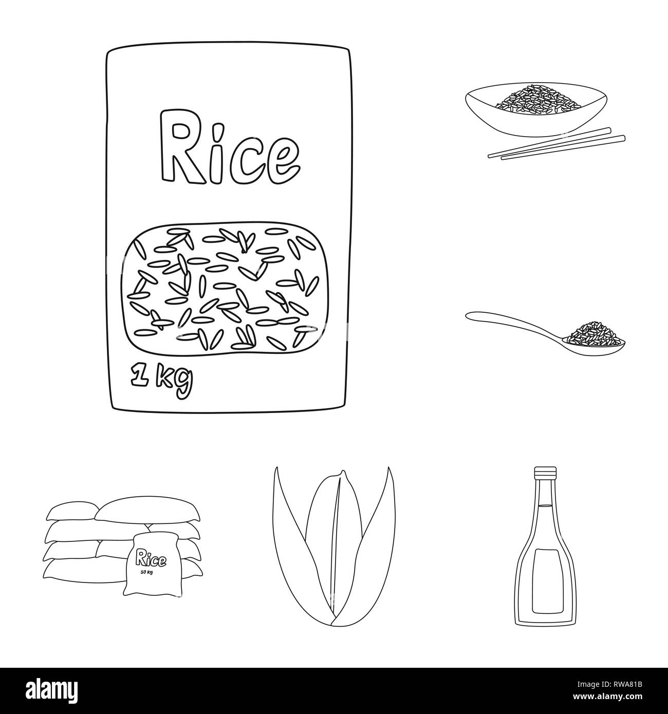 packet,plate,spoon,bag,grain,sauce,rice,soy,seed,bowl,white,farm,cereal ...