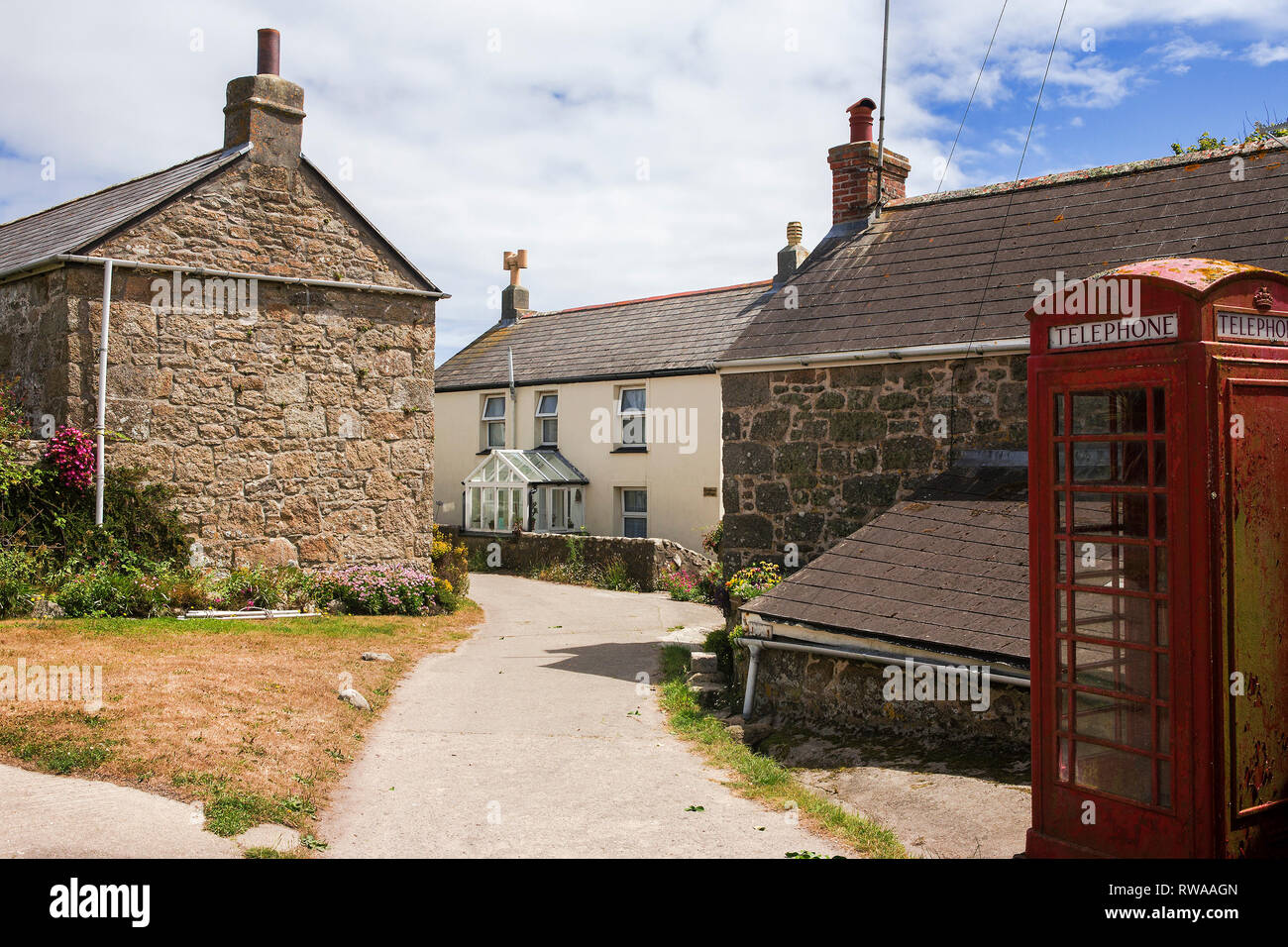Higher Town, St. Martin's, Isles of Scilly, UK Stock Photo Alamy