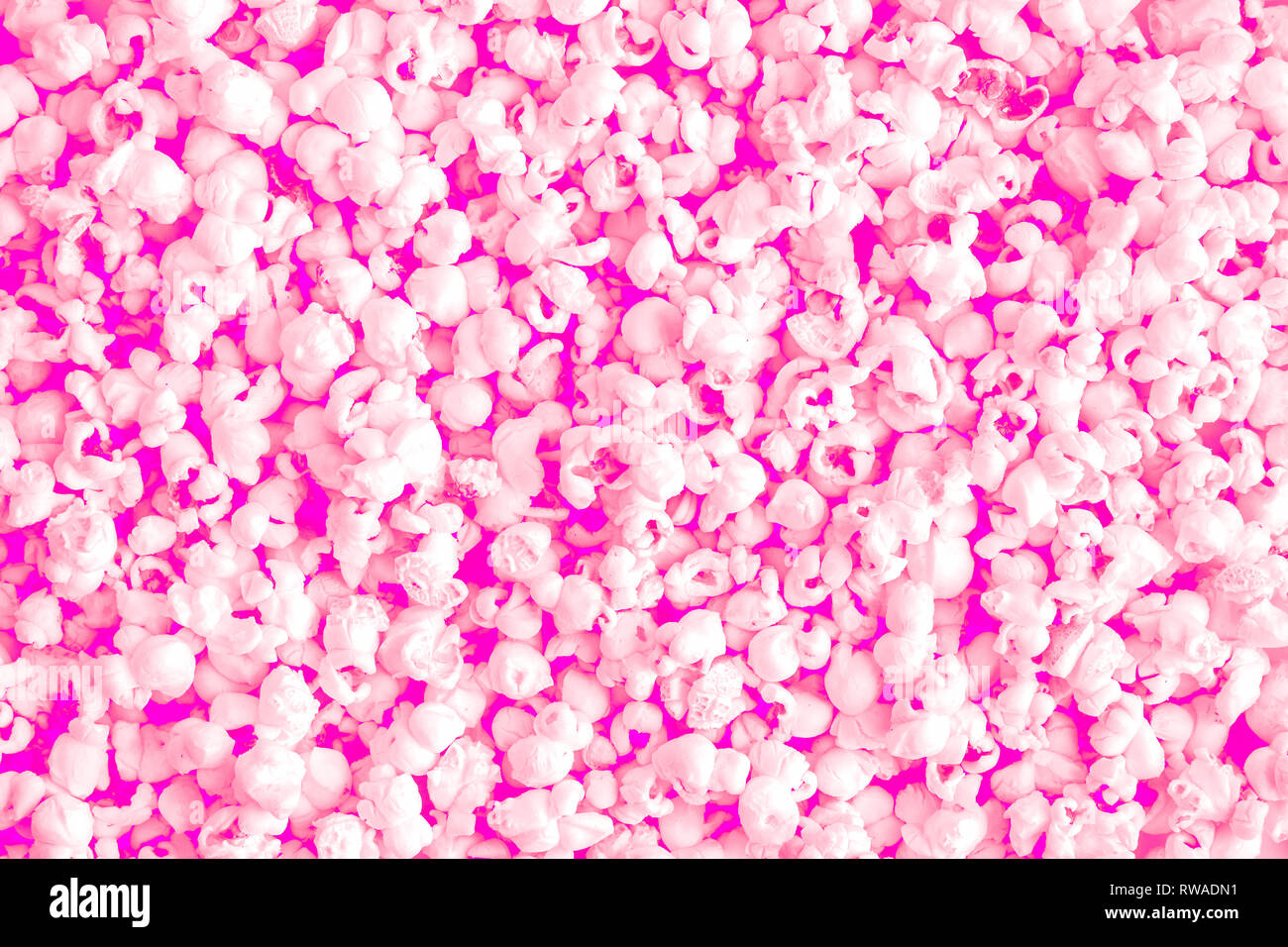 Popcorn pink background abstract pop art creative concept Stock Photo ...