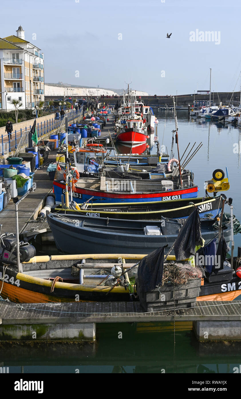 Brighton marina fishing boats hires stock photography and images Alamy