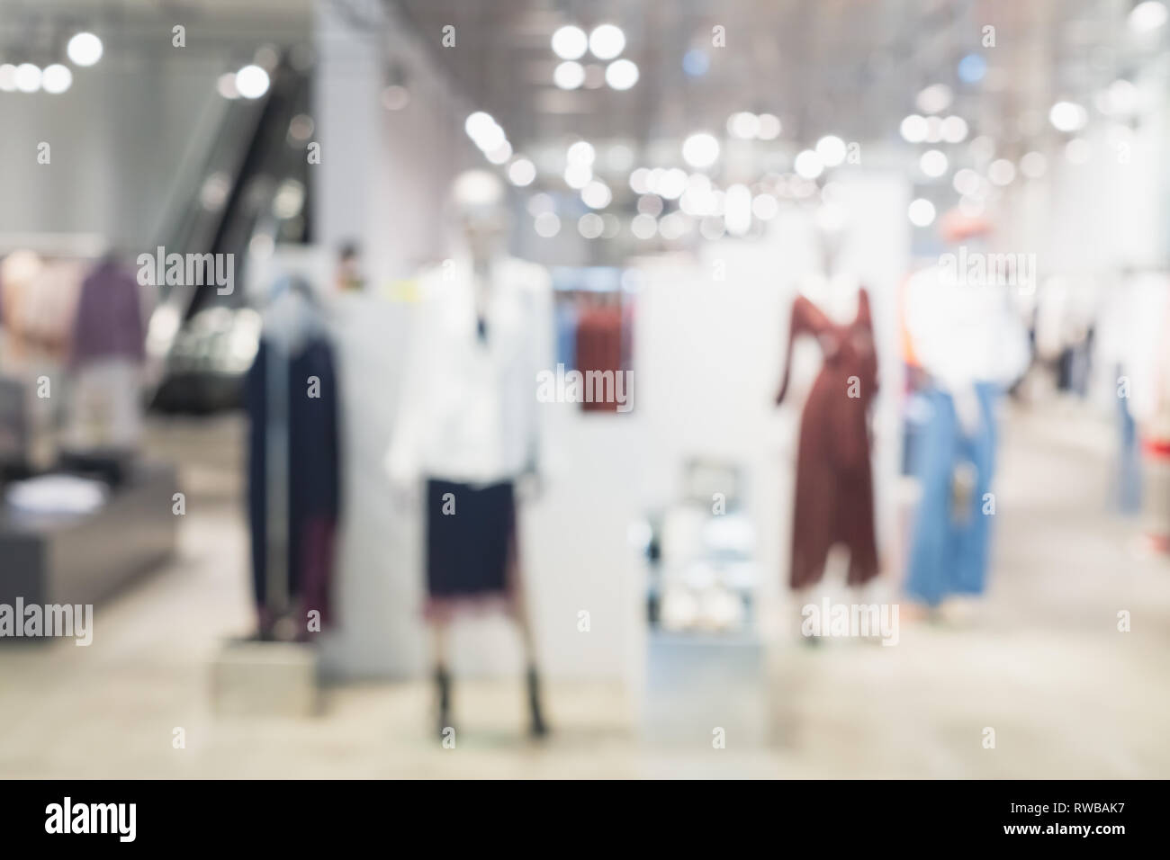 Ladies clothes shop interior hi-res stock photography and images - Alamy