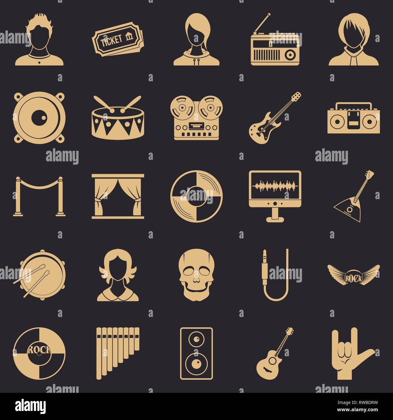 Play deaf Stock Vector Images - Alamy