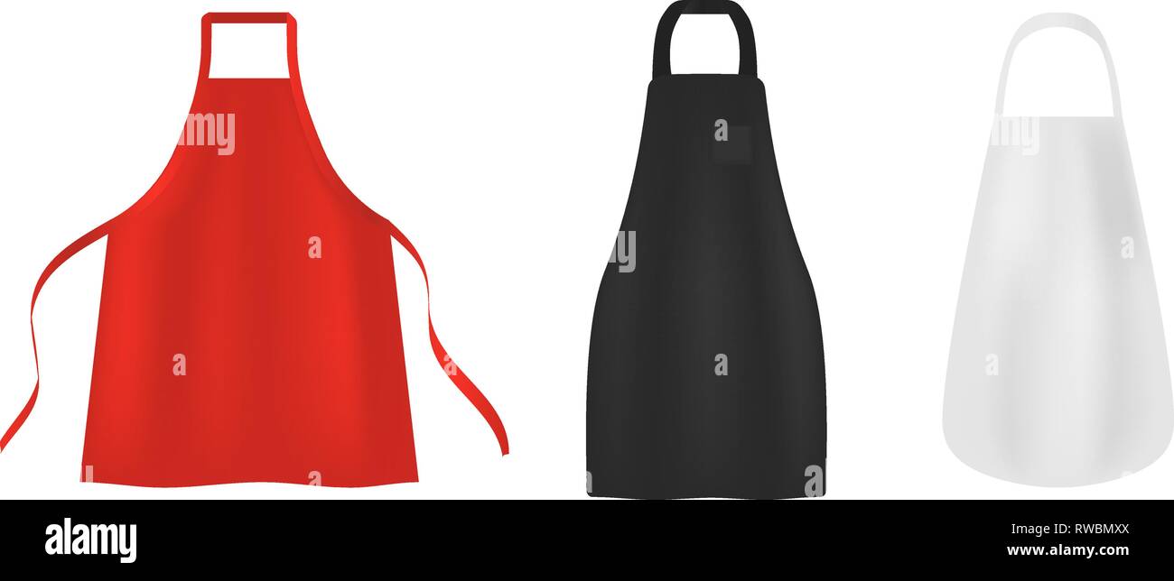 Apron icons set, realistic style Stock Vector Image & Art - Alamy