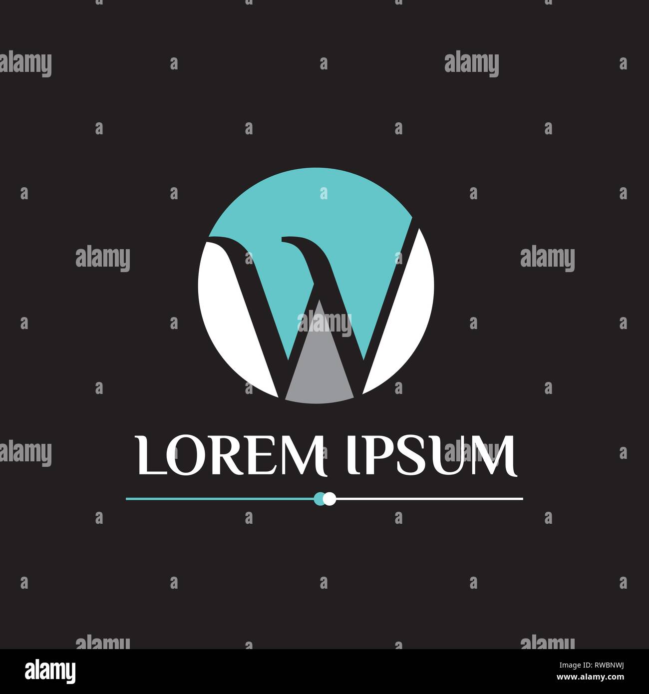 Letter W business logo. Vector Stock Vector Image & Art - Alamy