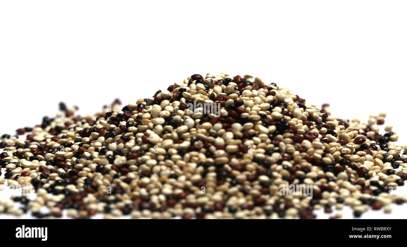 Quinoa three varieties mixture Stock Photo Alamy