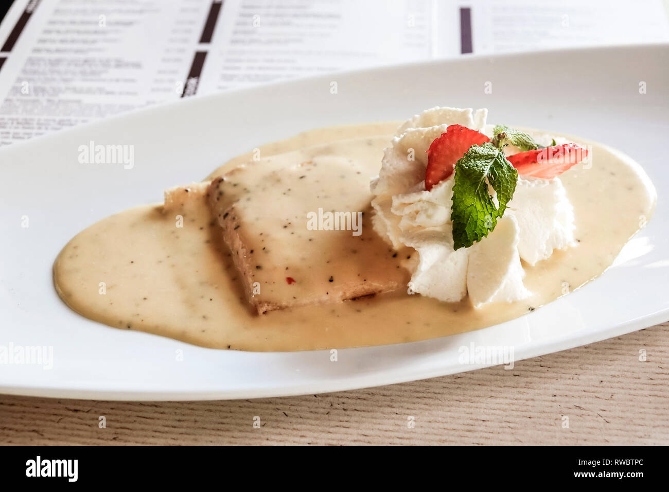 Cartagena Colombia,Crepes & Waffles restaurant,inside interior late