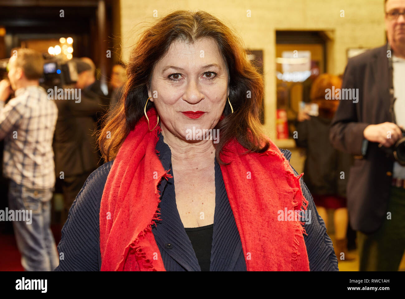 Hamburg, Germany. 05th Mar, 2019. Eva Mattes, actress, comes to the