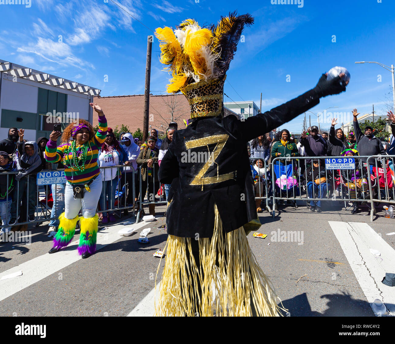 New Orleans, LA USA 5 March 2019 The Zulu Social Aid & Pleasure Club