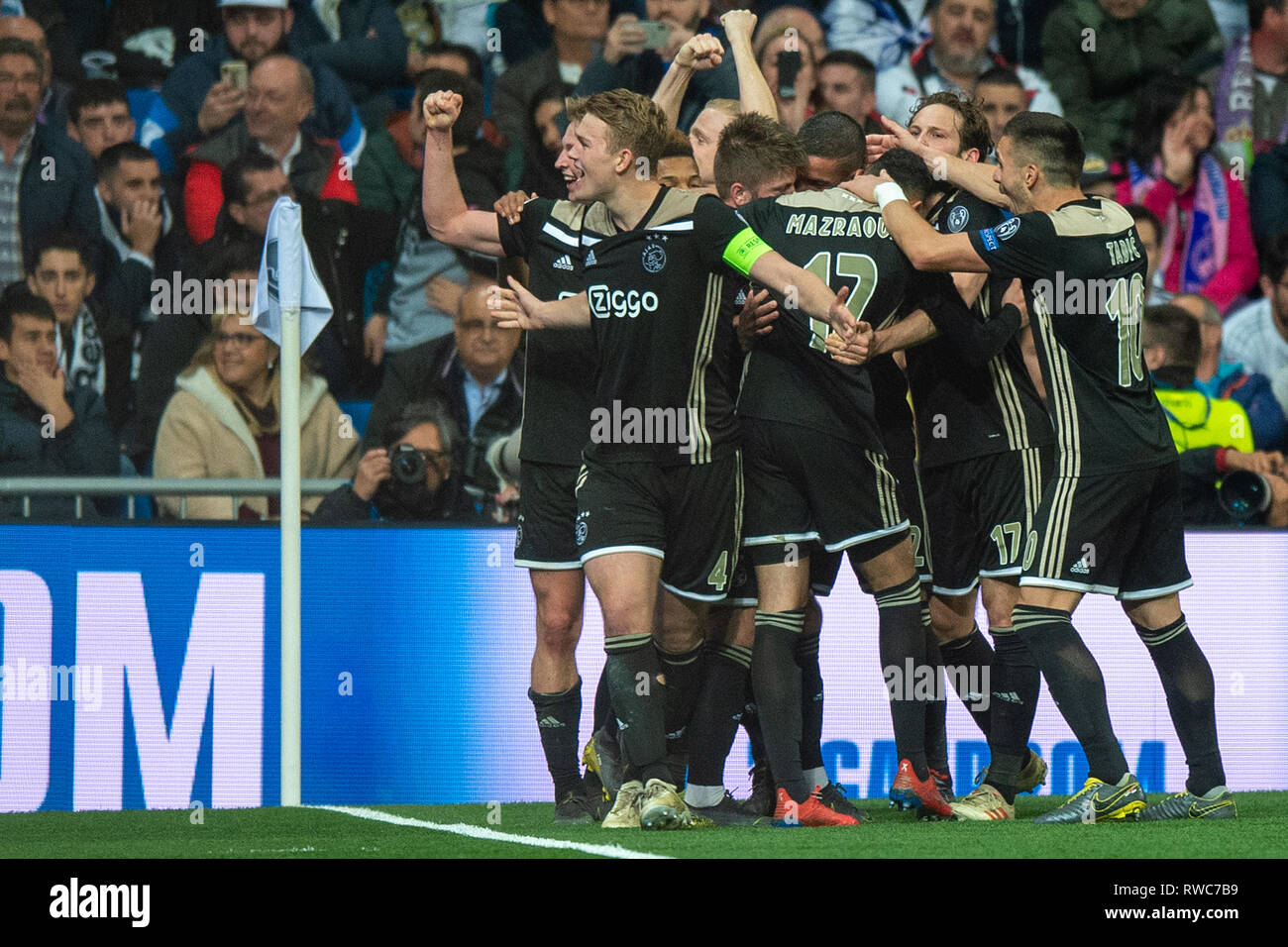 Ajax 1 4 Real Madrid High Resolution Stock Photography And Images Alamy