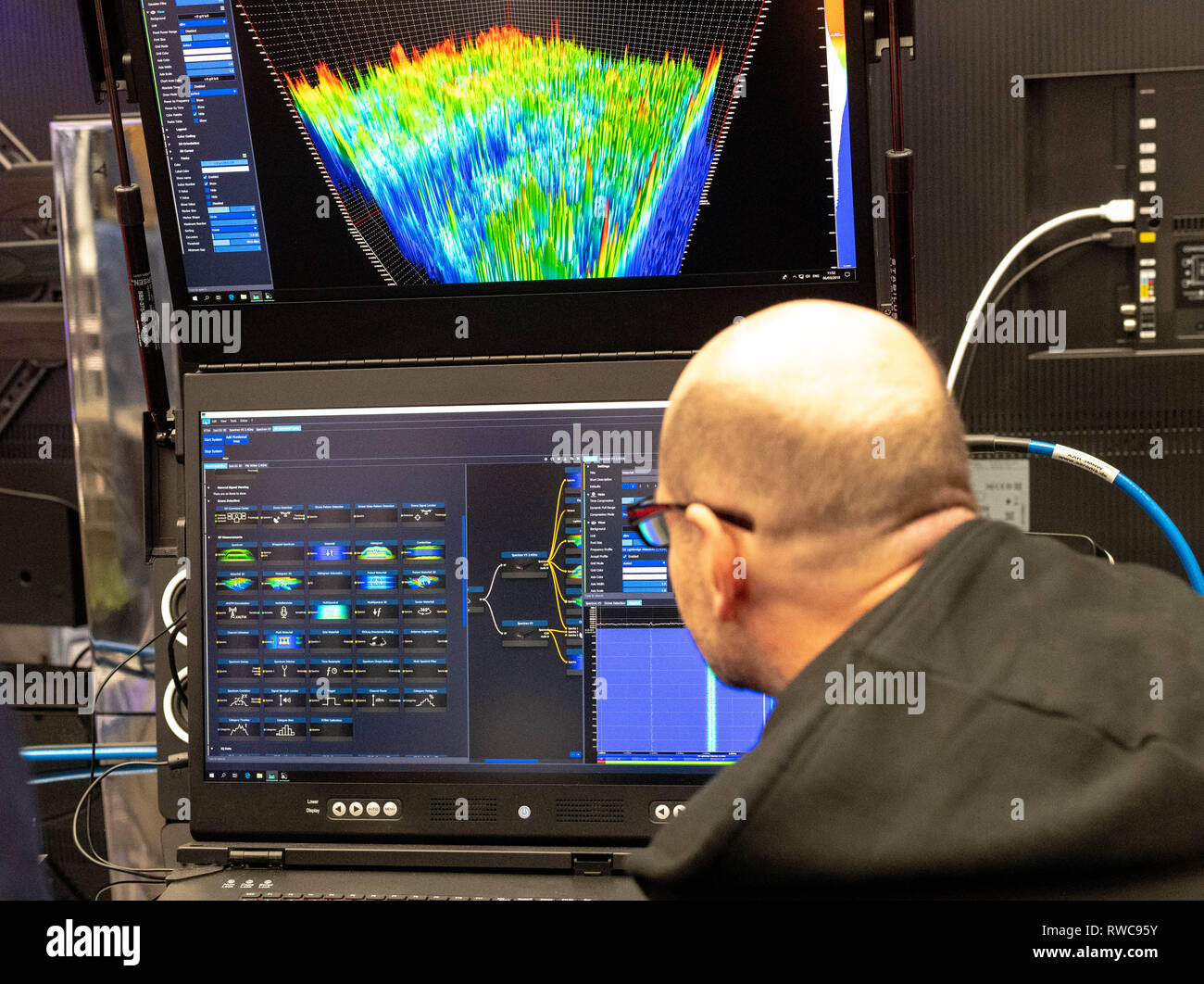 London 6th March 2019 Security and Counter Terror Expo 2019 at Olympia London Drone detection system Credit: Ian Davidson/Alamy Live News Stock Photo