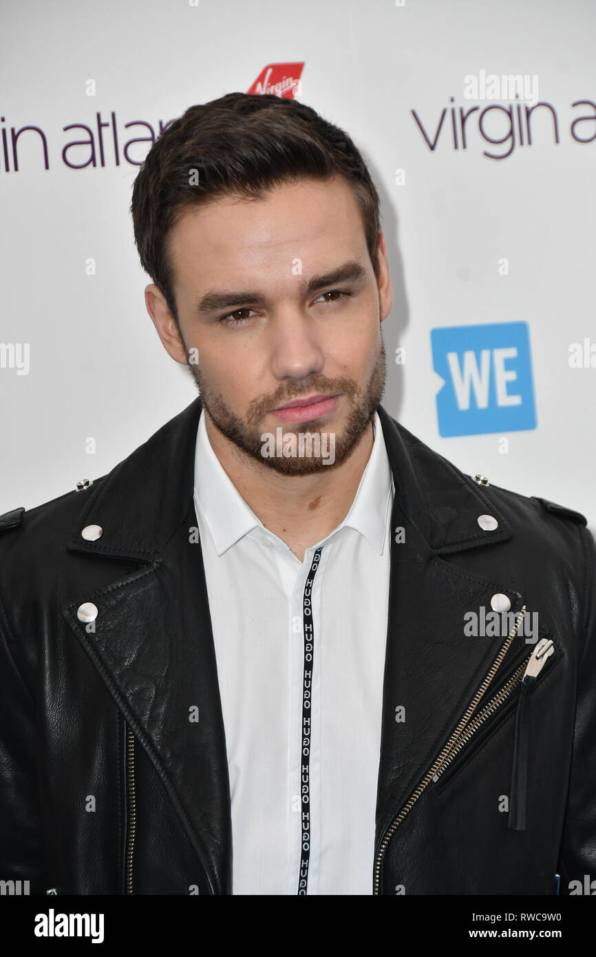 London, UK. 06th Mar, 2019. Liam Payne at WE Day UK at Wembley Arena, London, Uk 6 March 2019. Credit: Picture Capital/Alamy Live News Stock Photo
