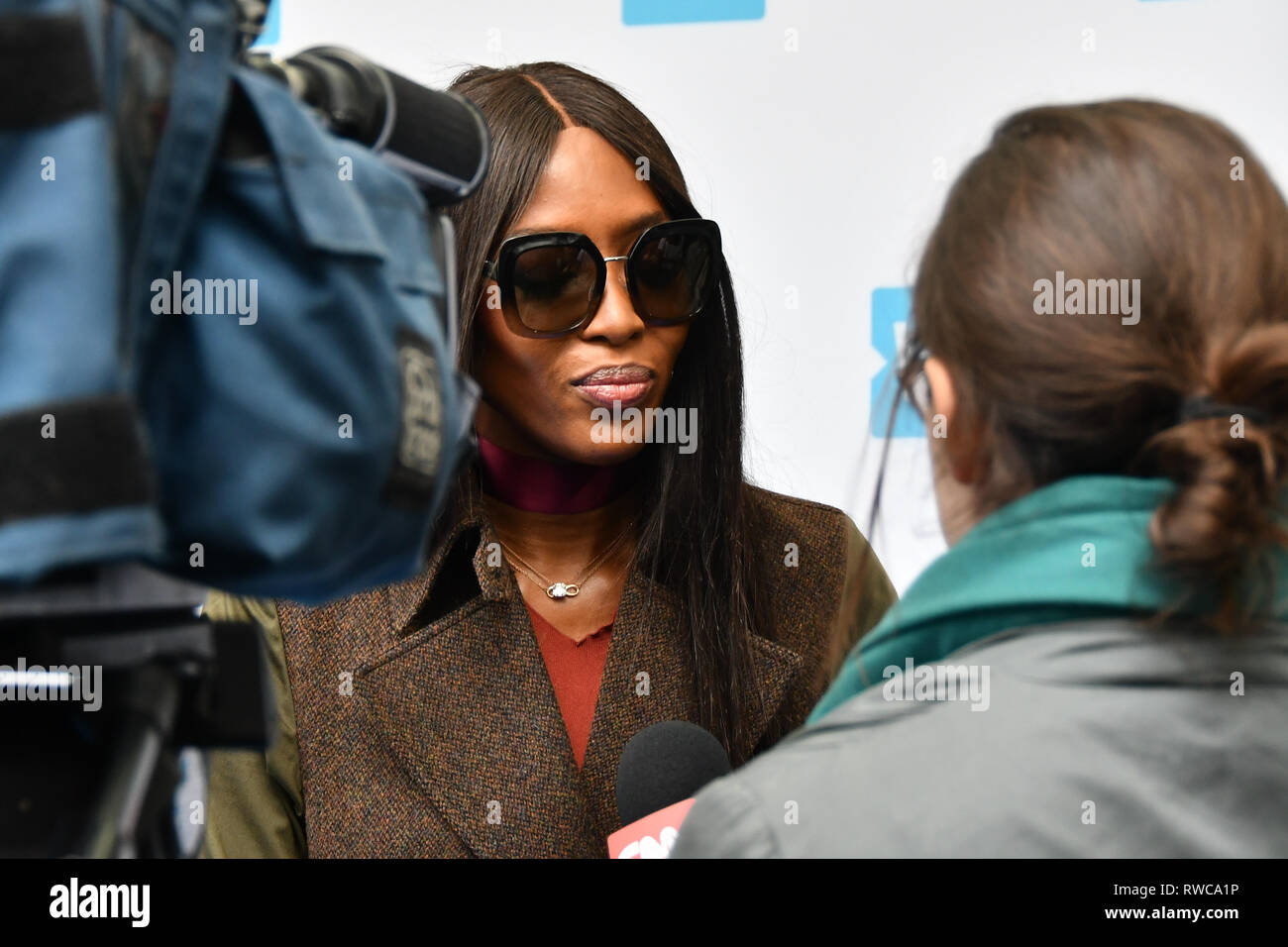 London, UK. 06th Mar, 2019. Naomi Campbell at WE Day UK at Wembley Arena, London, Uk 6 March 2019. Credit: Picture Capital/Alamy Live News Stock Photo