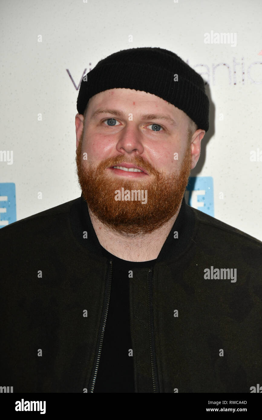 London, UK. 06th Mar, 2019. Tom Walker at WE Day UK at Wembley Arena, London, Uk 6 March 2019. Credit: Picture Capital/Alamy Live News Stock Photo