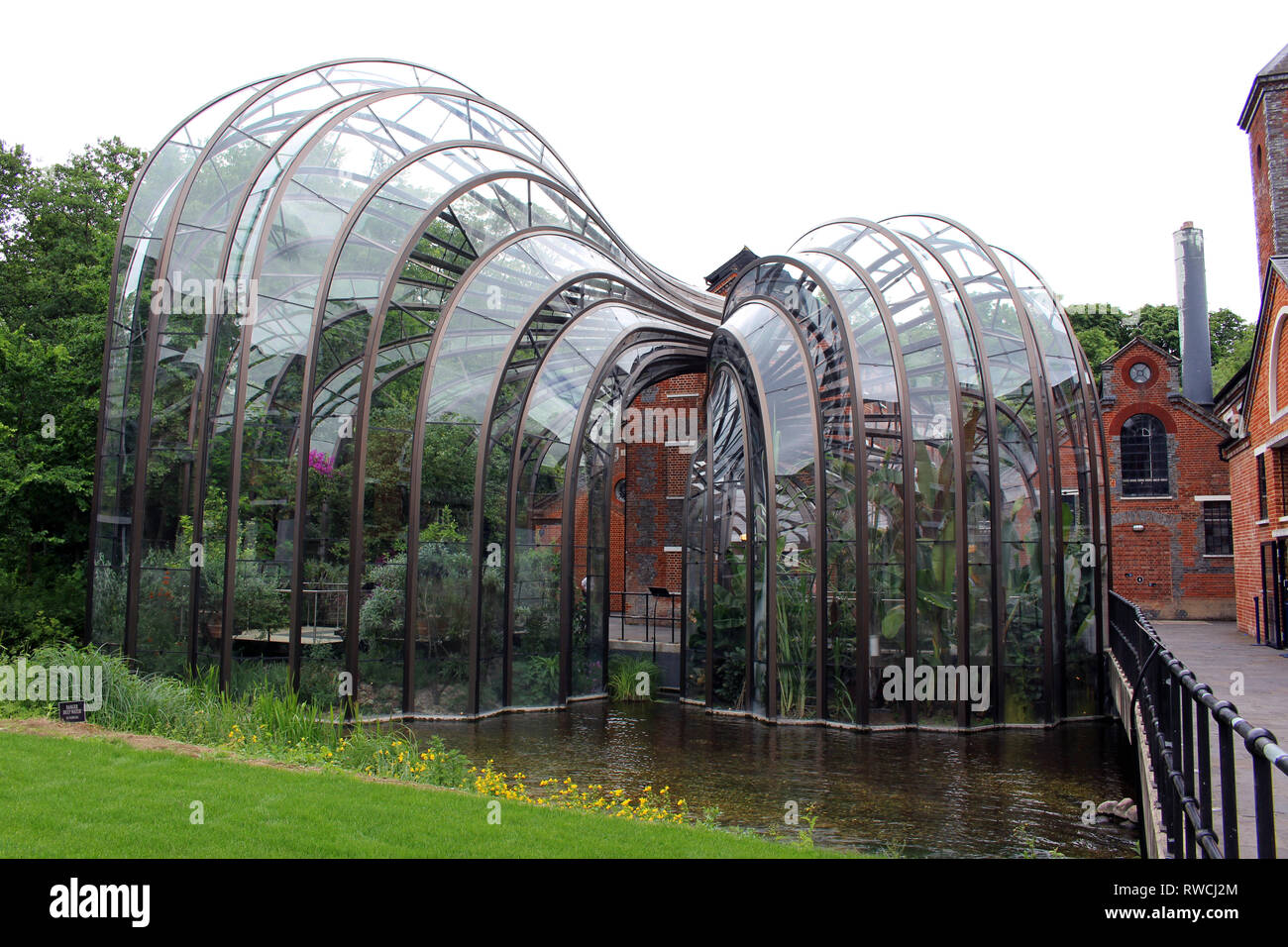 The Glasshouses at Bombay Sapphire Distillery Stock Photo