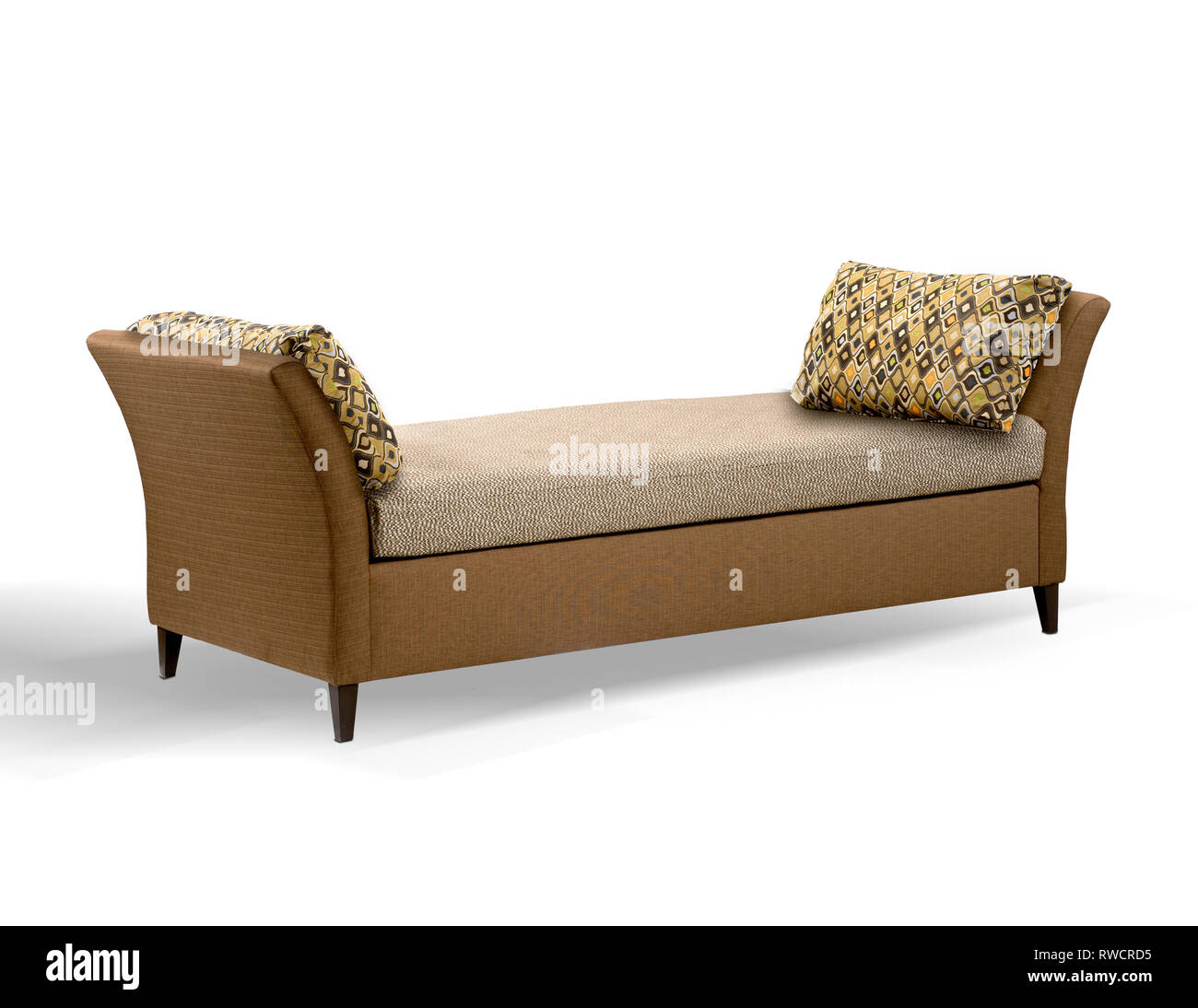 Mid Century Modern Chase bench couch Stock Photo Alamy
