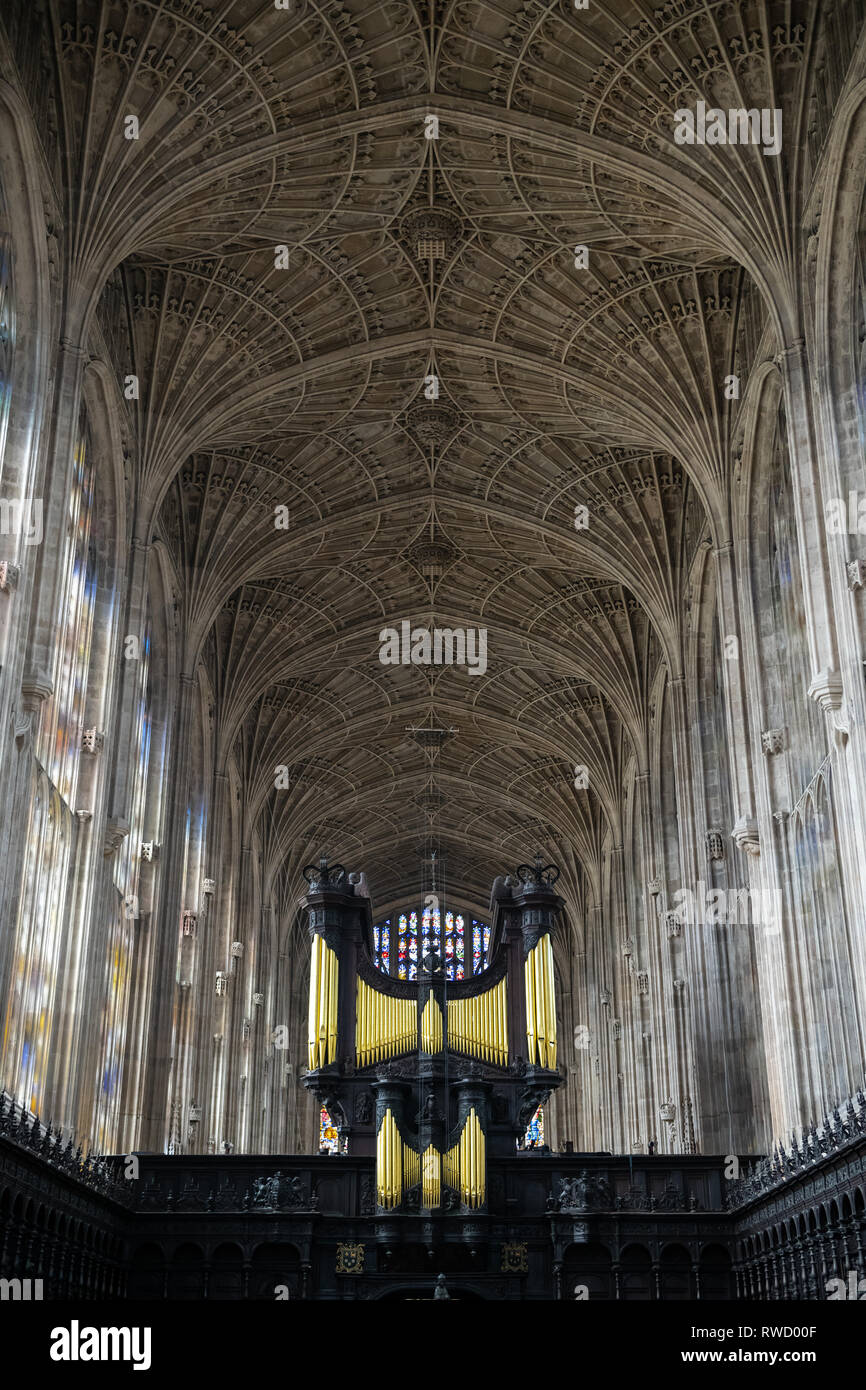 Organ kings college chapel hires stock photography and images Alamy