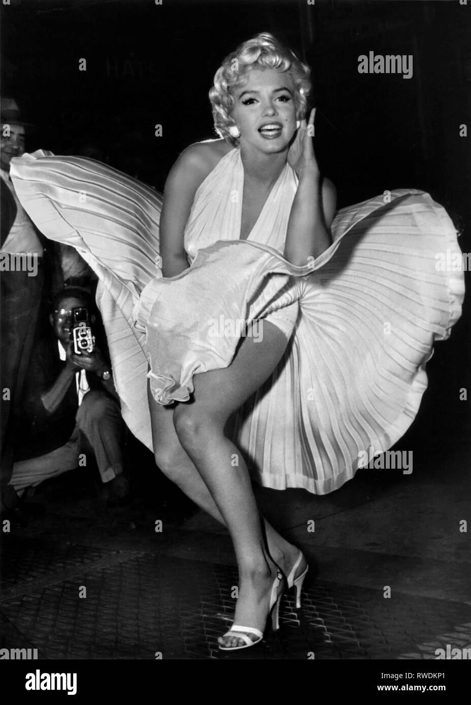 MARILYN MONROE, THE SEVEN YEAR ITCH, 1955 Stock Photo