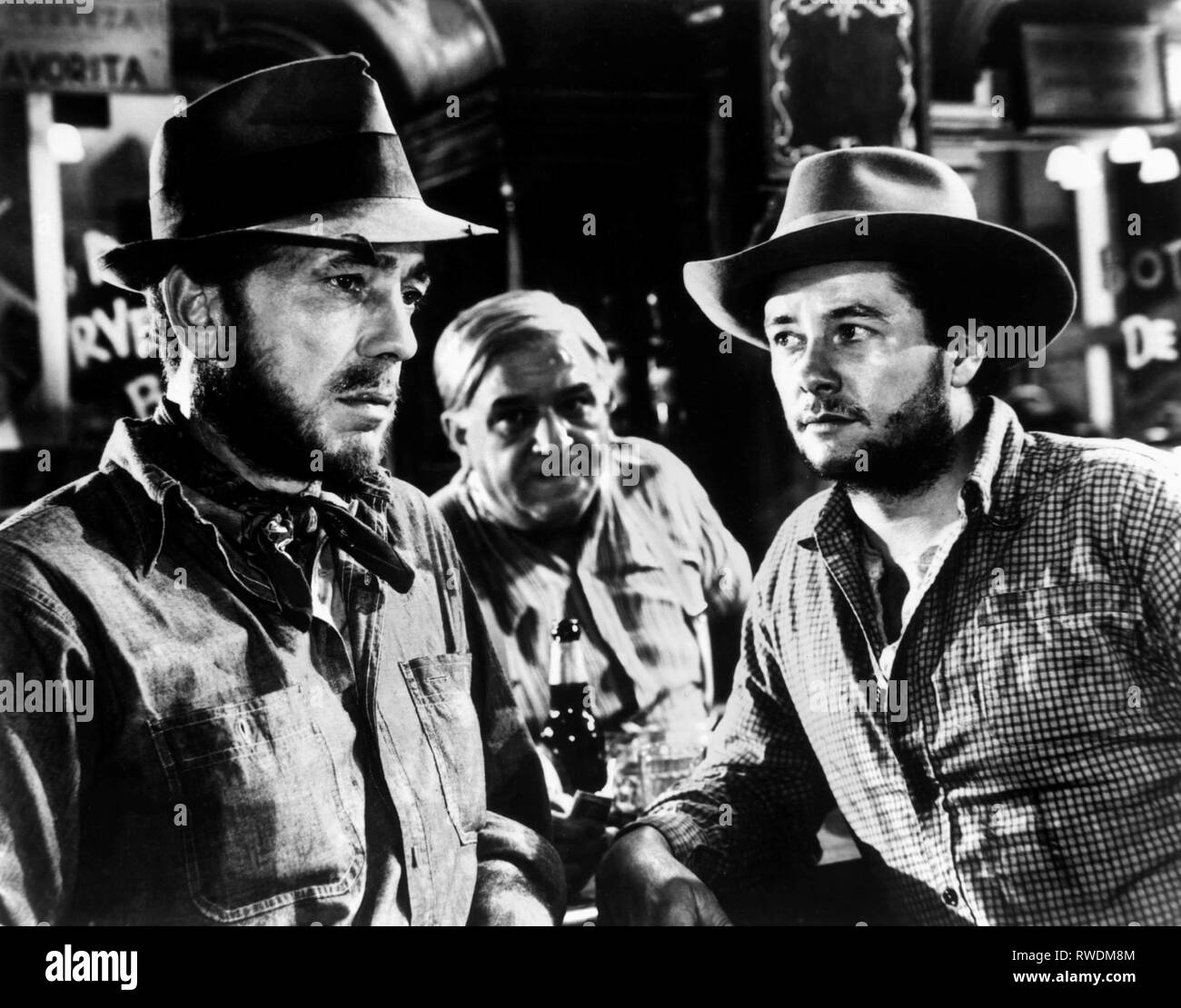 BOGART,HOLT, THE TREASURE OF THE SIERRA MADRE, 1948 Stock Photo