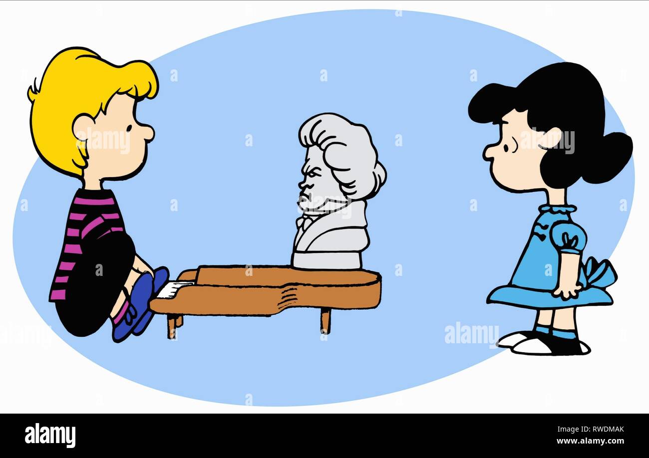 SCHROEDER,LUCY, PLAY IT AGAIN CHARLIE BROWN, 1971 Stock Phot