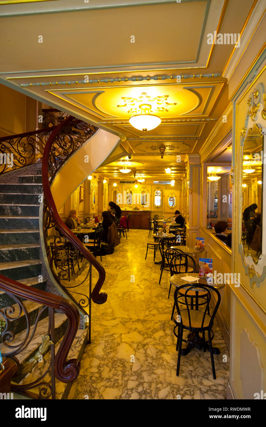 Cafe Cordina, Republic Street, Valletta City, Malta Island, Malta, Europe Stock Photo