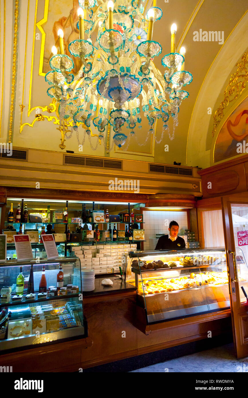 Cafe Cordina, Republic Street, Valletta City, Malta Island, Malta, Europe Stock Photo