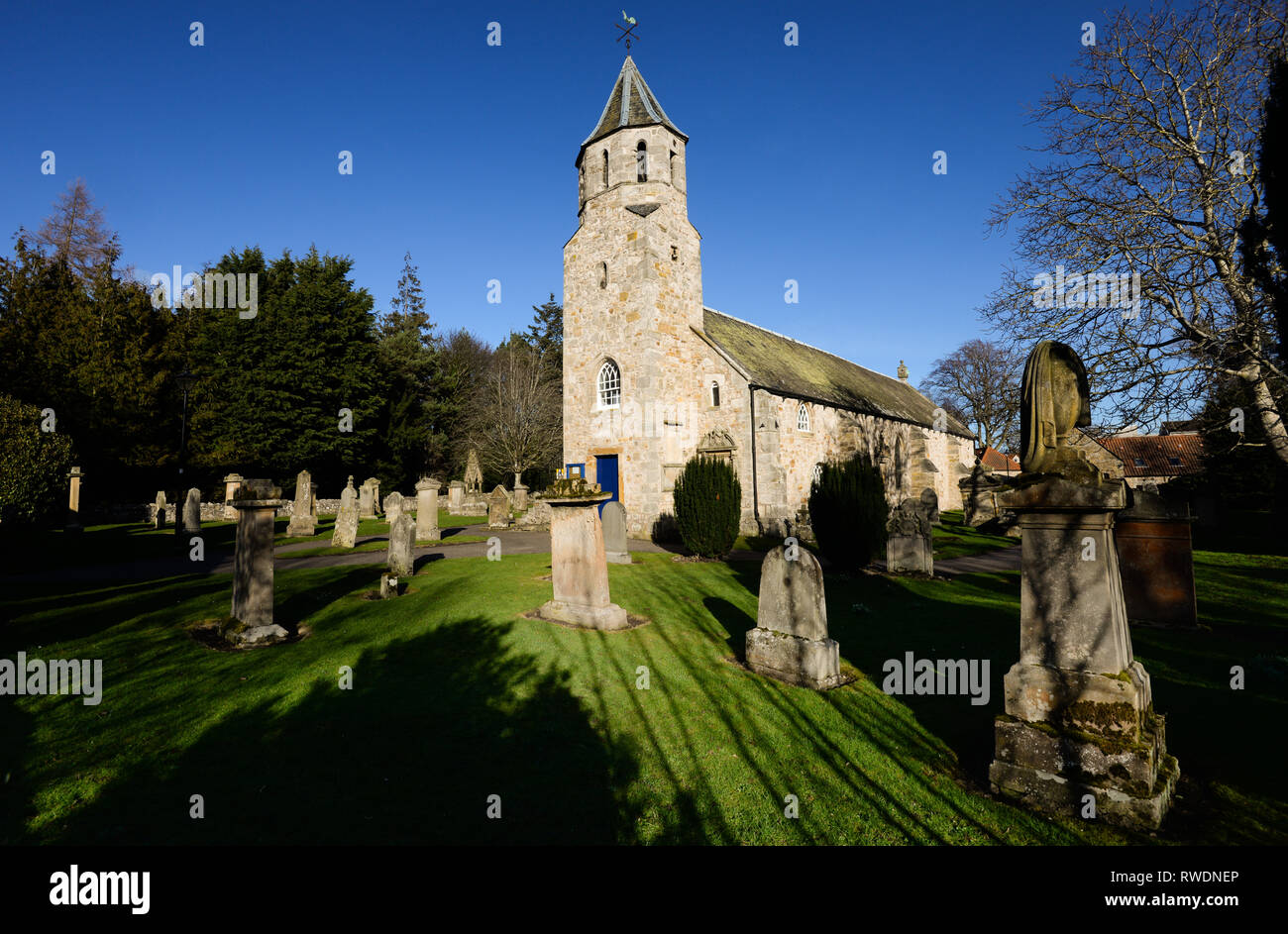 Pencaitland Parish Church, East Lothian, Scotland Stock Photo